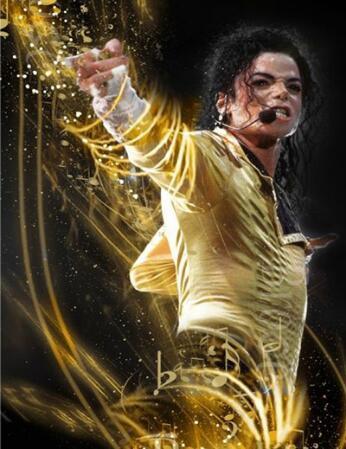 Michael Jackson Gold PIX-485